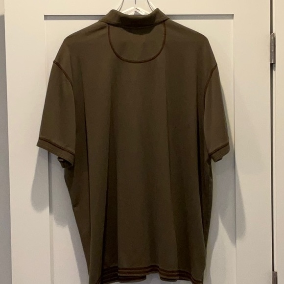 Men’s Tommy Bahama Jeans Short Sleeve Polo Shirt - Olive Green XXL/TTG - Picture 3 of 3